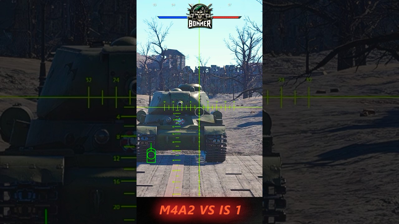 M4A2 VS IS 1 || WAR THUNDER ||