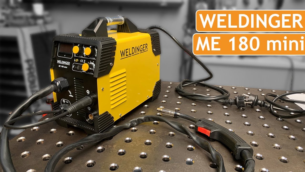 WELDINGER ME 180 mini | Das ideale Einsteigergerät mit 180 Ampere? | Auspacken und Schweißen