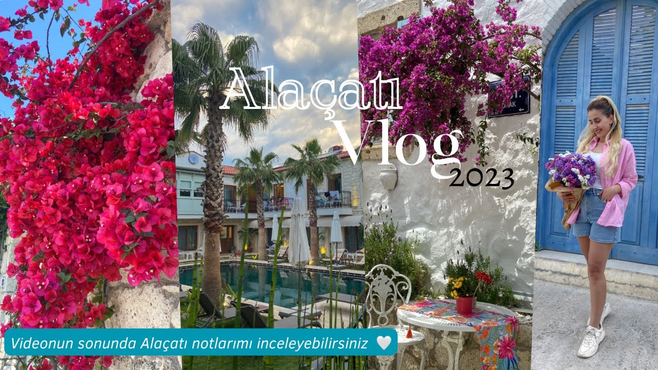 ÇEŞME-ALAÇATI VLOG / 19 MAYIS’DA ALAÇATI / KARIŞ KARIŞ ALAÇATIYI ÇEKTİM