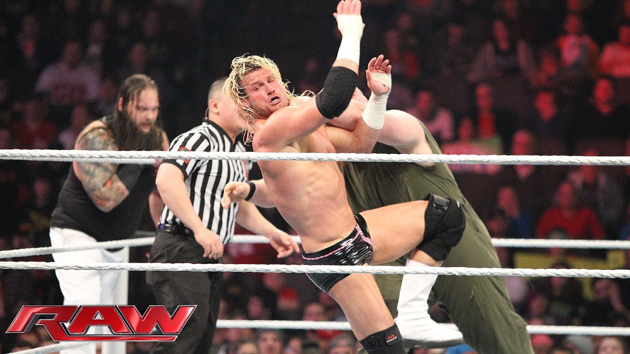 Дольф Зигглер, R-Truth и Ксавье Вудс против семьи Уайаттов: Raw, 3 февраля 2014 г.