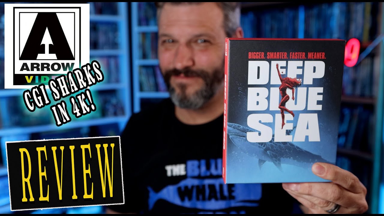 Deep Blue Sea (1999) Arrow Video Limited Edition Review | Killer Shark Movie Unboxing & recap.