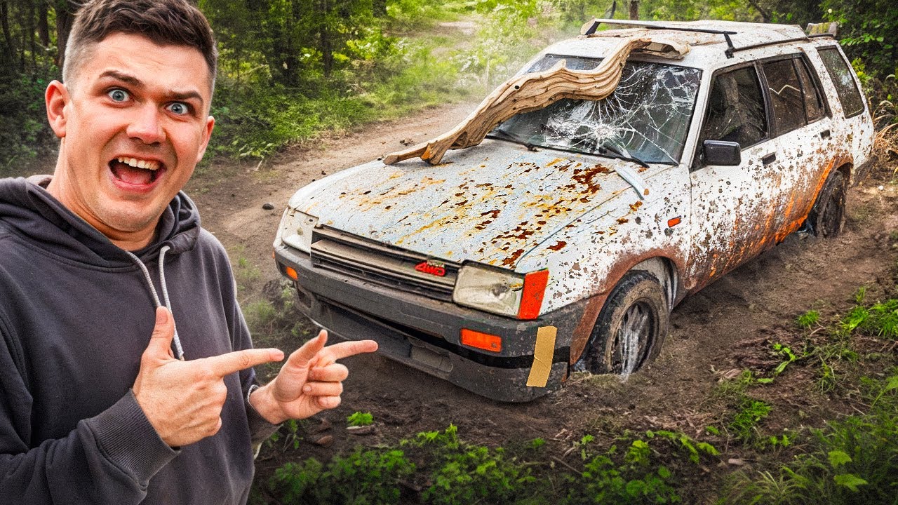 We Found A REAL ABANDONED TOYOTA Car In THE FOREST! Can We Repair It?