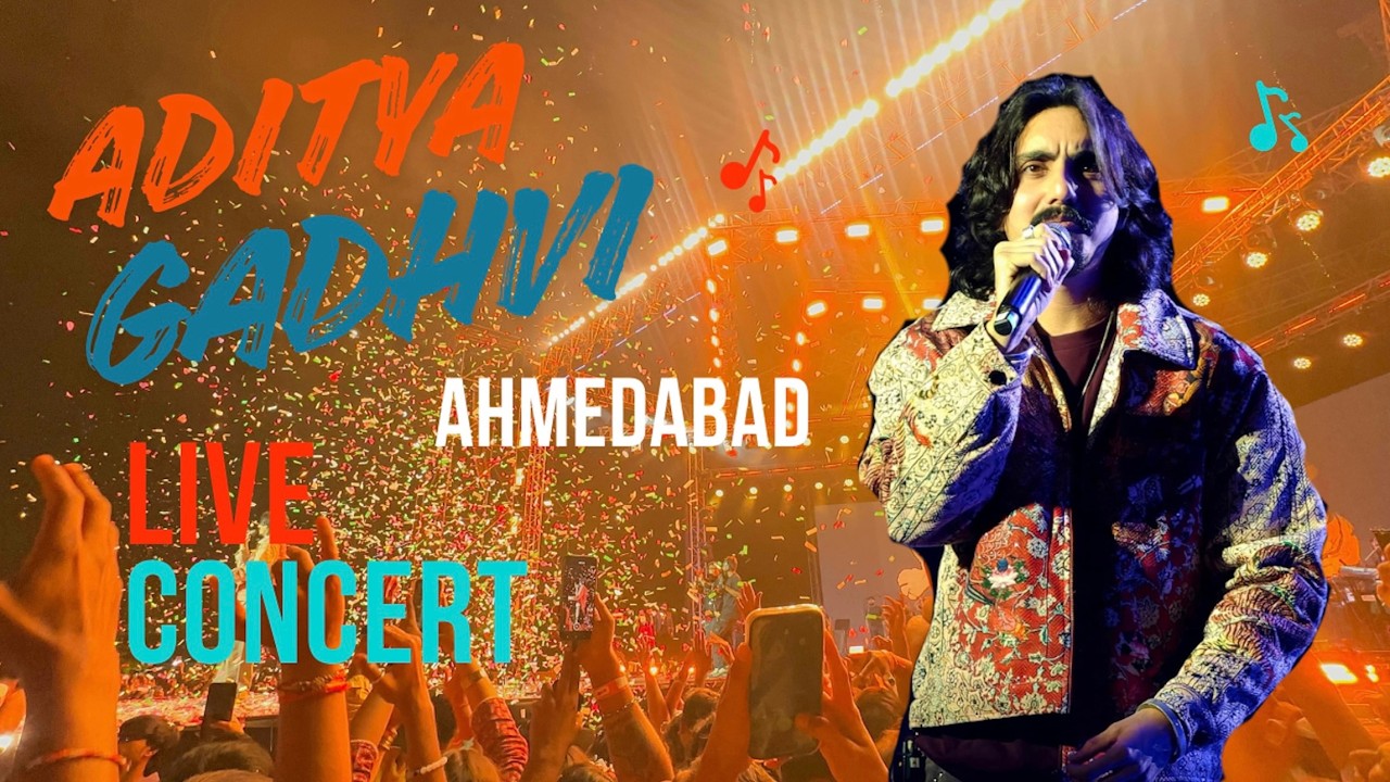 Aditya Gadhvi live concert in ahmedabad 2026 | Mind Blowing Live Performance #concert #live