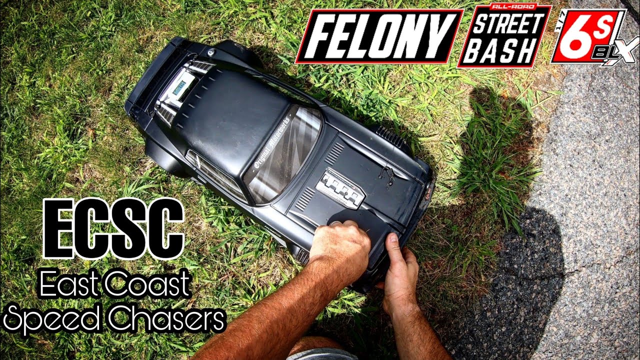 Arrma Felony FIRST CRASH and NEW TOP SPEED STOCK