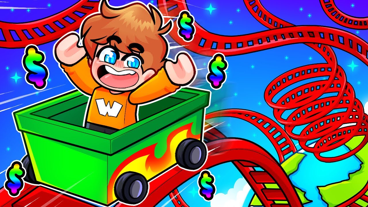 ¡Gané $938,736,746 con mi MONTAÑA RUSA! 💵🤑