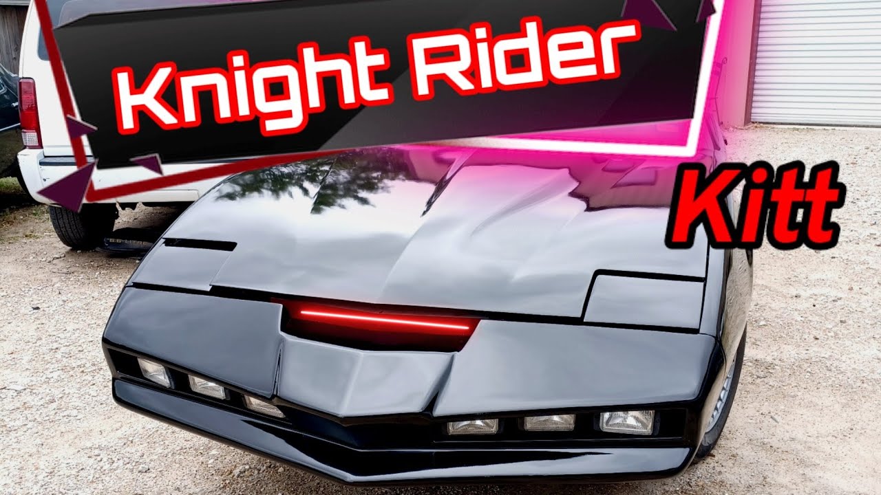 Knight Rider Kitt car paint job (pontiac trans am)