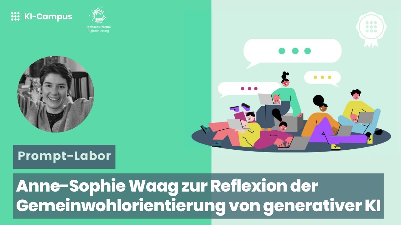 Prompt-Labor: Anne-Sophie Waag zur Reflexion der Gemeinwohlorientierung von generativer KI