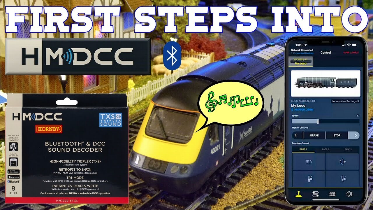 First Steps into HM|DCC Bluetooth Control