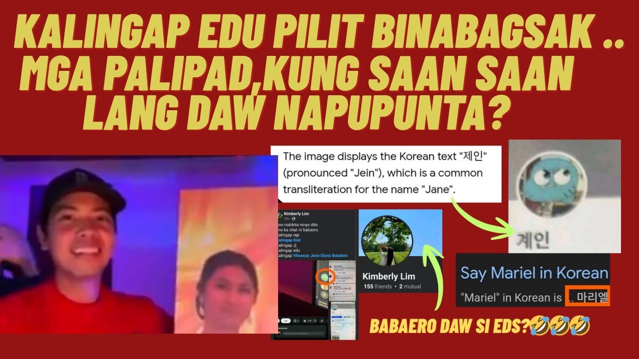 KALINGAP Edu PILIT SINISIRA NG MGA UBOB NA BASHER..