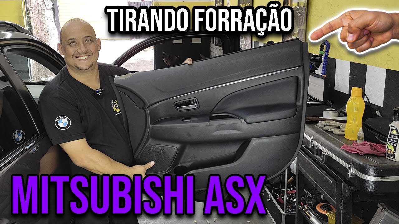 Desmontando e tirando forro de porta do Mitsubishi ASX
