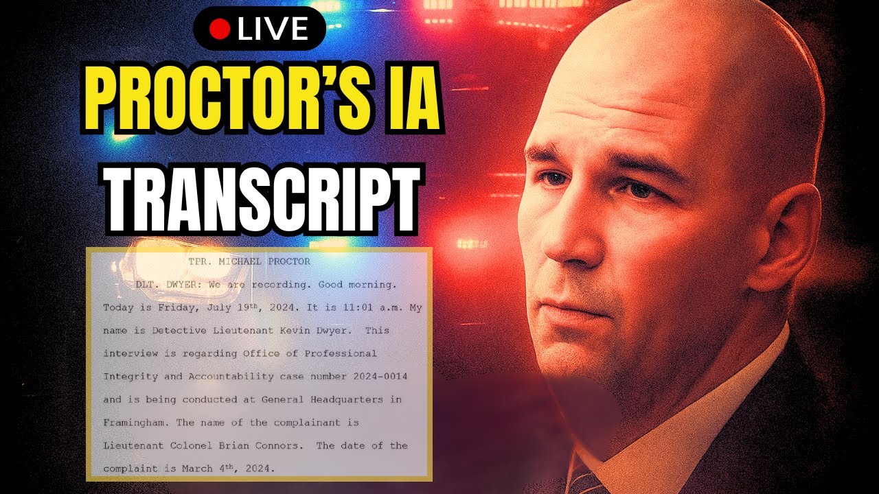 DOC DROP: What Happened During Former MSP Michael Proctor's IA Investigation?