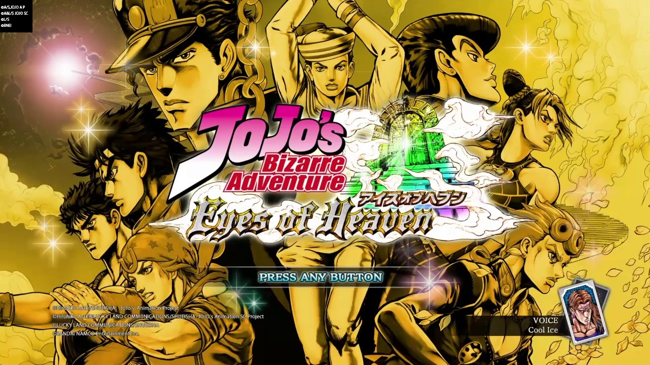 Jojo's Bizarre Adventure : Eyes Of Heaven - All Characters Title Screen Intros