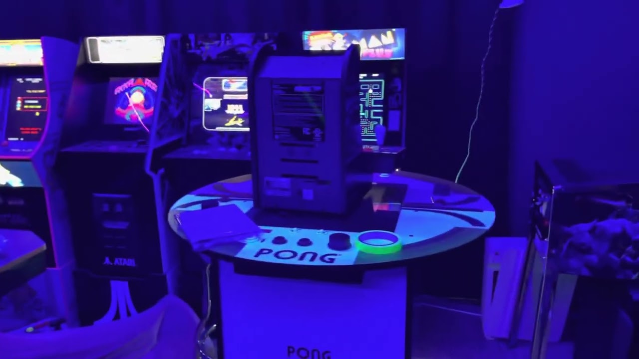 Arcade1up Arcade Game Room Black Light with UV Tape Upgrade. NEED MORE COLORS!