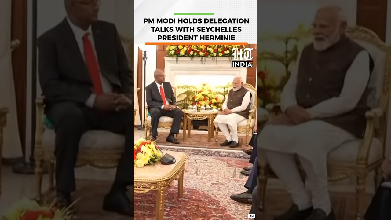 PM Modi, Seychelles President Patrick Herminie Discuss Bilateral Ties At Hyderabad House | HT India