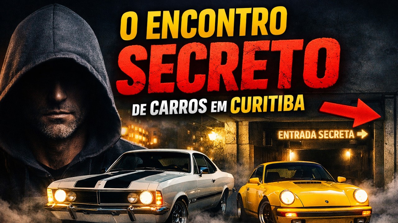 O encontro secreto de carros em Curitiba