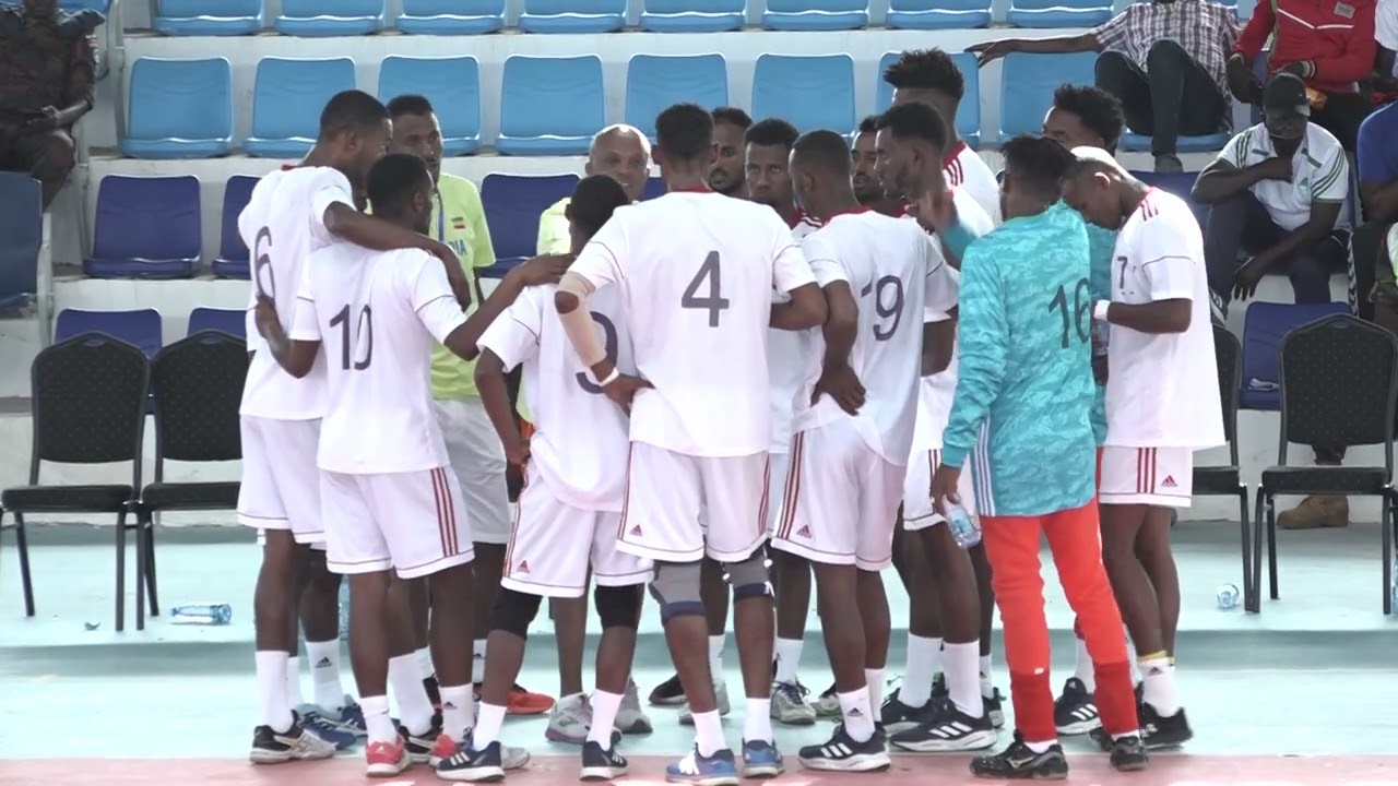Ethiopia vs Djibouti  under 20 men Handball.
