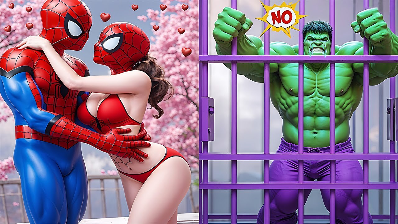 Hulk x Spider Man Leave Granny House | Funny Horror Animation