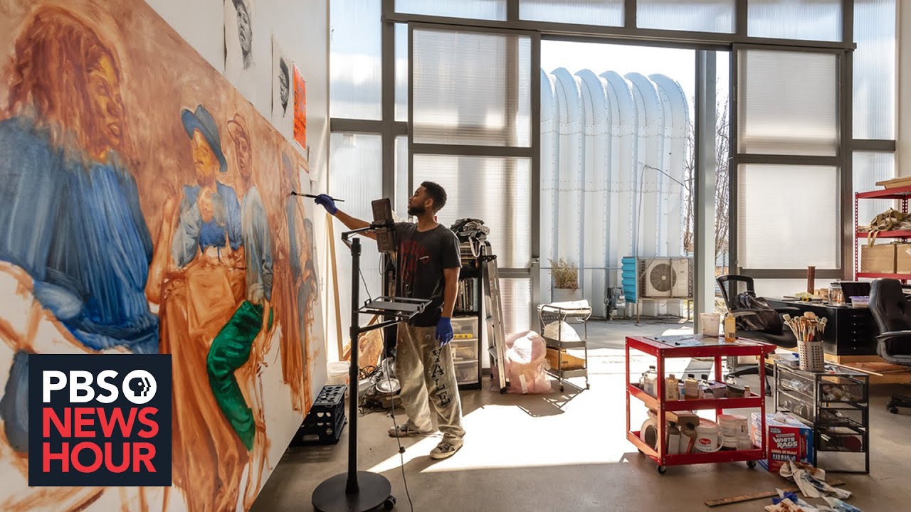 Artist Mario Moore’s work seeks to enshrine Black Americans' presence