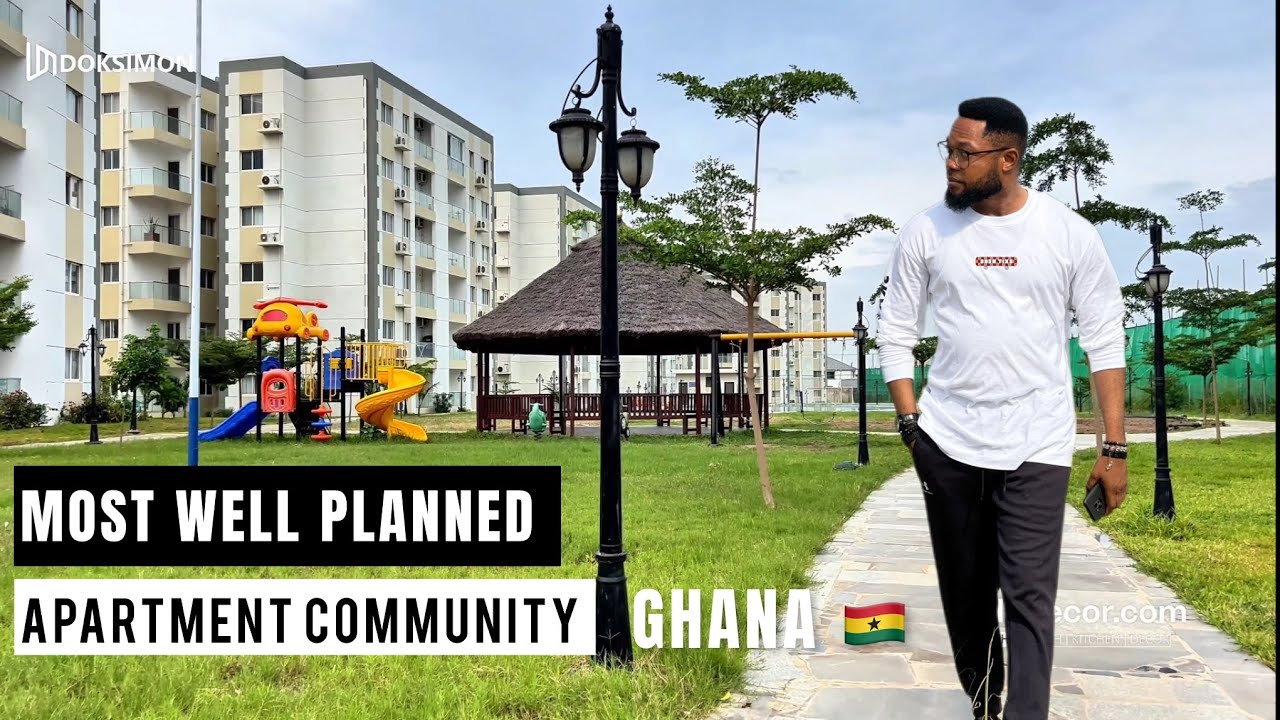 I Visited Ghana’s Most Well Planned Apartment Community 🇬🇭 It’s Like a Mini City!