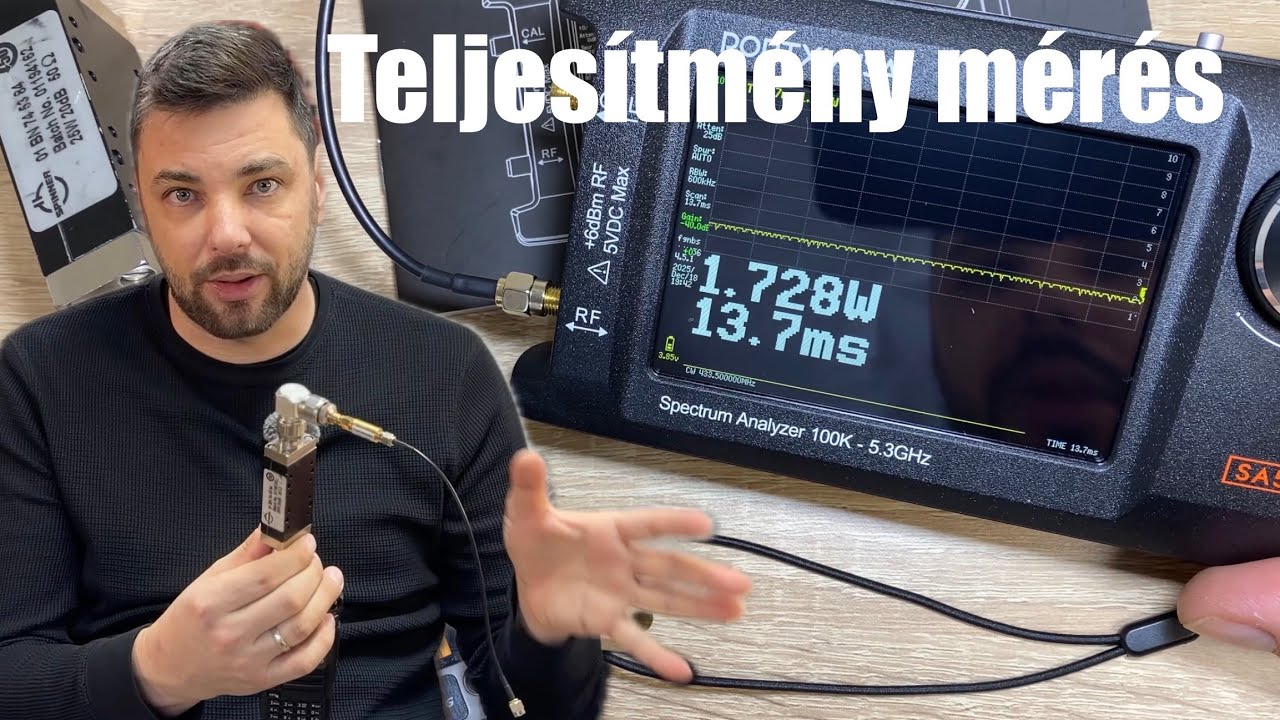📡Teljesítmény mérés 🔥 - Spektrum Analyzer 5 - Mennyi az annyi❓