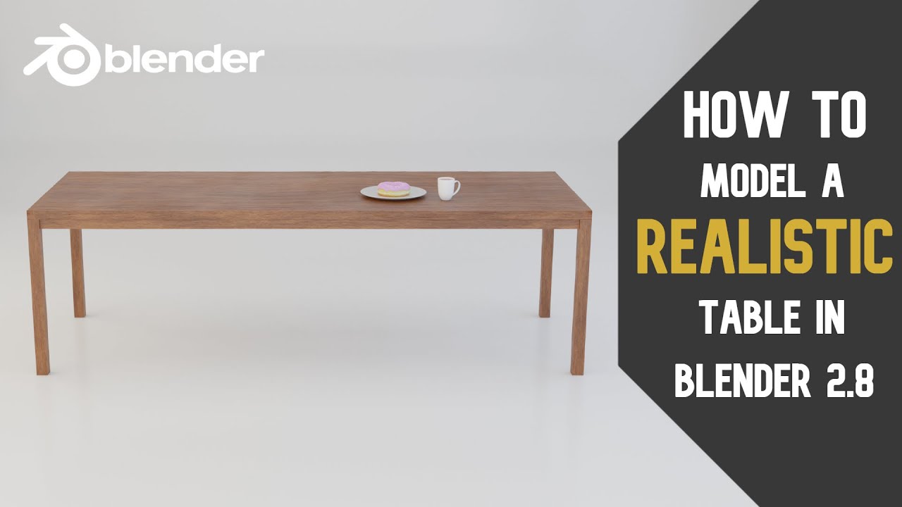 Realistic Table in Blender | Free Tutorial