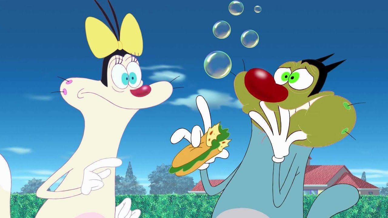 हिंदी Oggy and the Cockroaches 🤢 वह प्यार में है! Hindi Cartoons for Kids