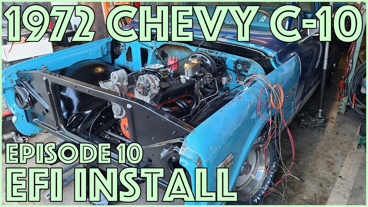 1972 C10 SHOP TRUCK - Edelbrock EFI Install, Wilwood Clutch Pedal Install, Front End Install