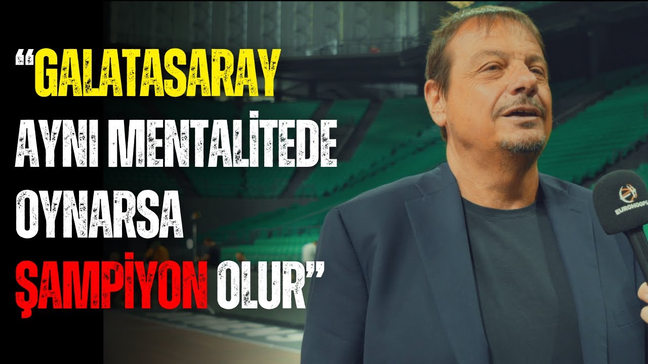 “GALATASARAY’IN ÖNEMLİ MAÇLARDA BÖYLE BİR GÜCÜ VARDIR” | Ergin Ataman, Eurohoops'a Konuştu