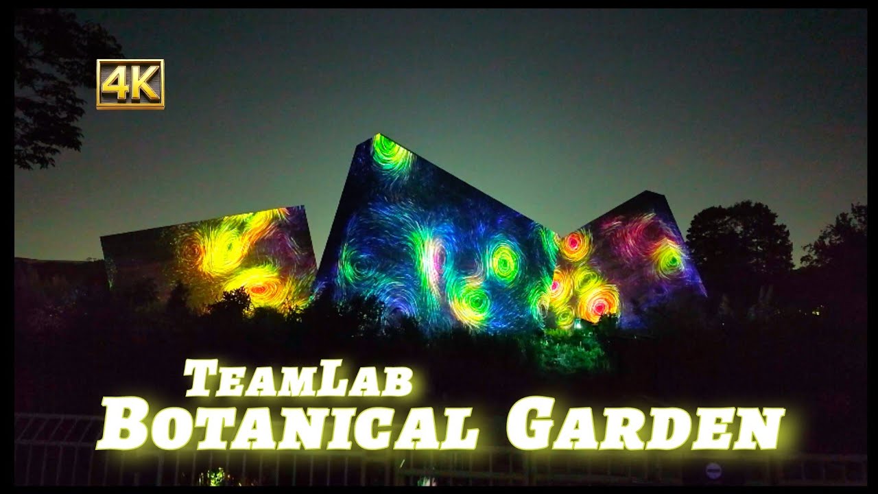 teamLab Botanical Garden Osaka: A Magical Night Walk #xiaoqiangwalker #botanicalgarden #osaka