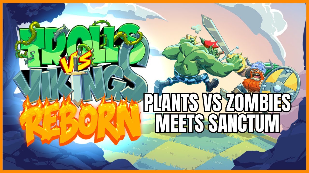 (PLANTS VS ZOMBIES MEETS SANCTUM) Trolls vs Vikings: Reborn Gameplay (First Impressions)