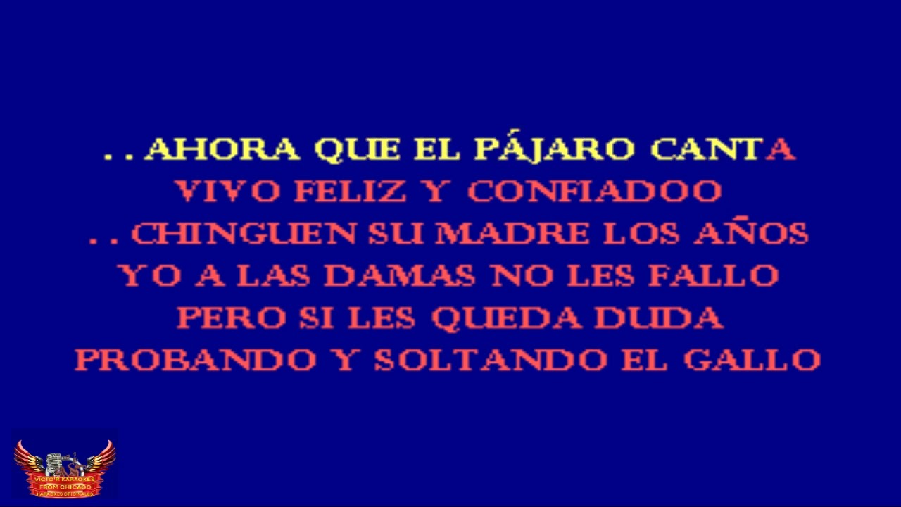 El Viejo Mañoso Los Pajaritos De Tacupa Michoacan Karaoke (2024)