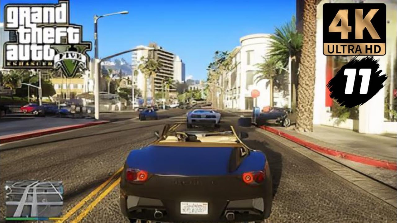 Grand Theft Auto 5 Enhanced Edition Gameplay Walkthrough Part 11 - PC 4K 60FPS No Commentary