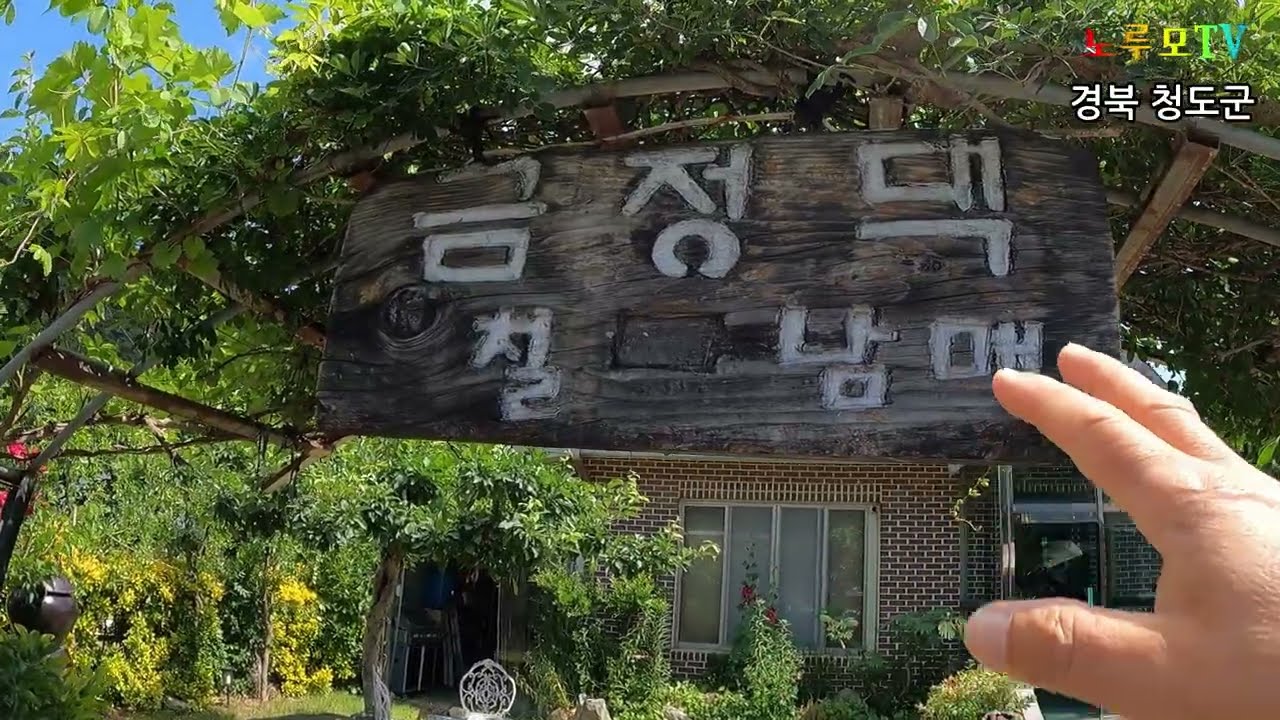 금정댁! 칠남매 개인소유 주택에 열린정원이 아름다운  작은 마을