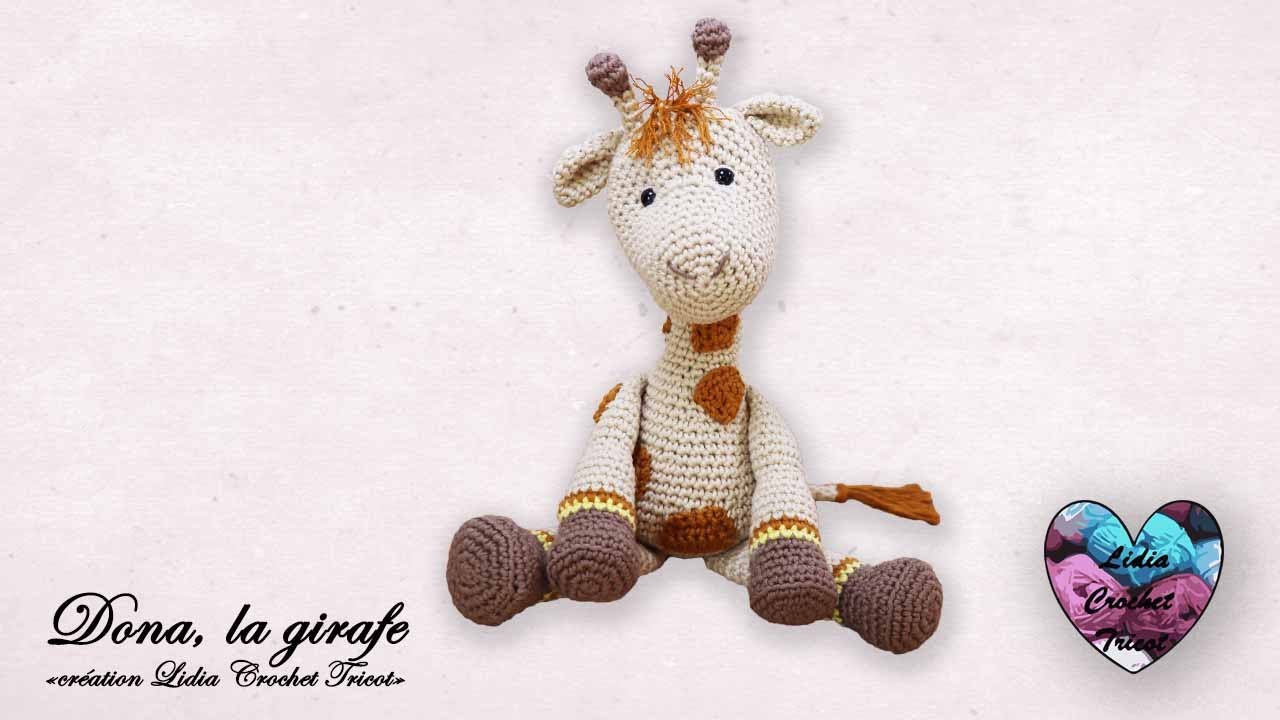 Dona la girafe, amigurumi tutoriel crochet 