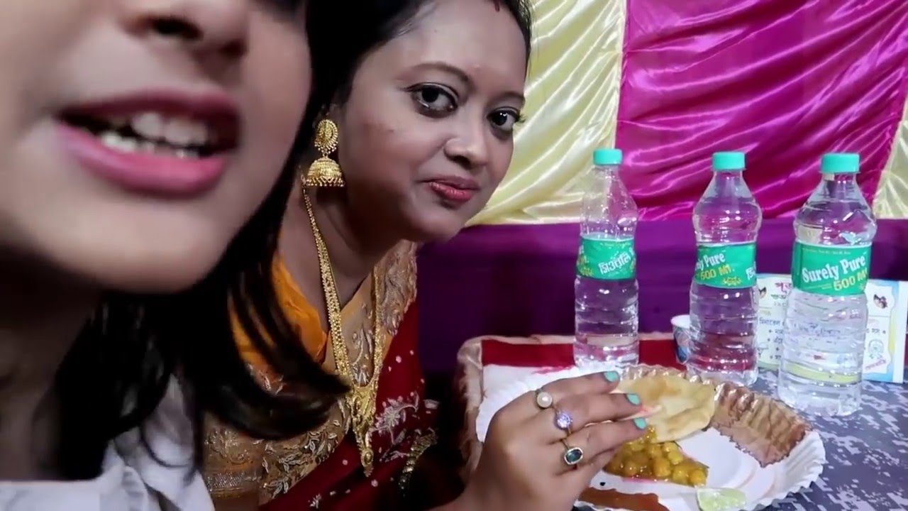 Bengali Wedding Ceremony | Biye Bari Eating Show | Rice | Chicken | Devil