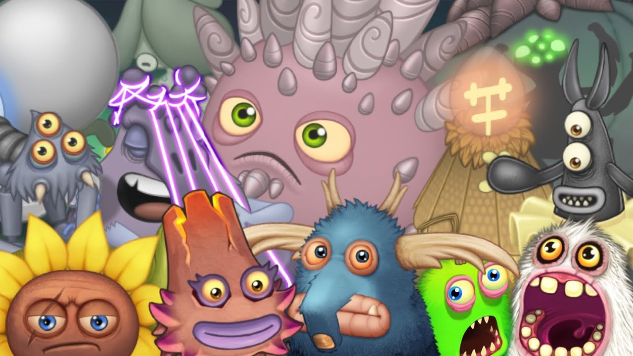 All Light Island Sounds (High Quality) | My Singing Monsters