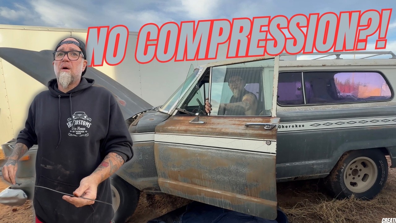 They Said This 1975 Jeep Cherokee Had NO Compression… Will It Run?