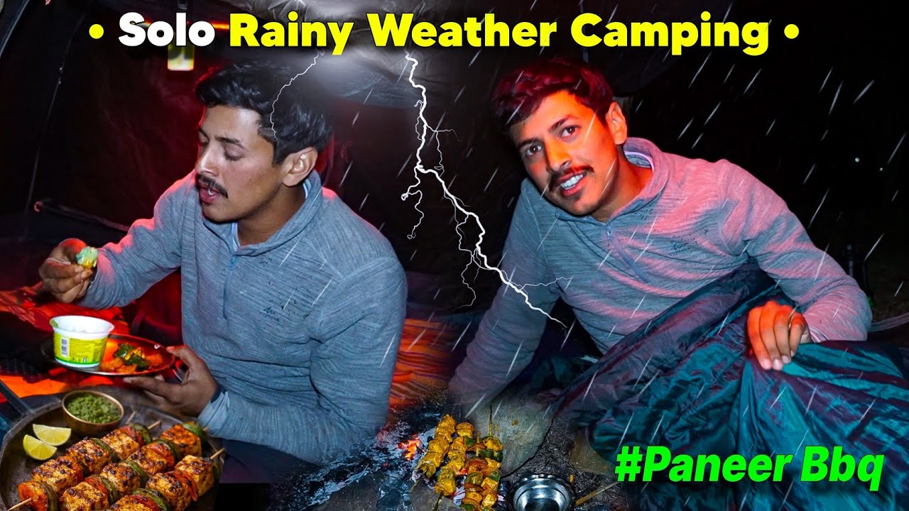 Solo Rainy Weather Camping & Relaxing In Nature | Camping In India| Unknown Dreamer 