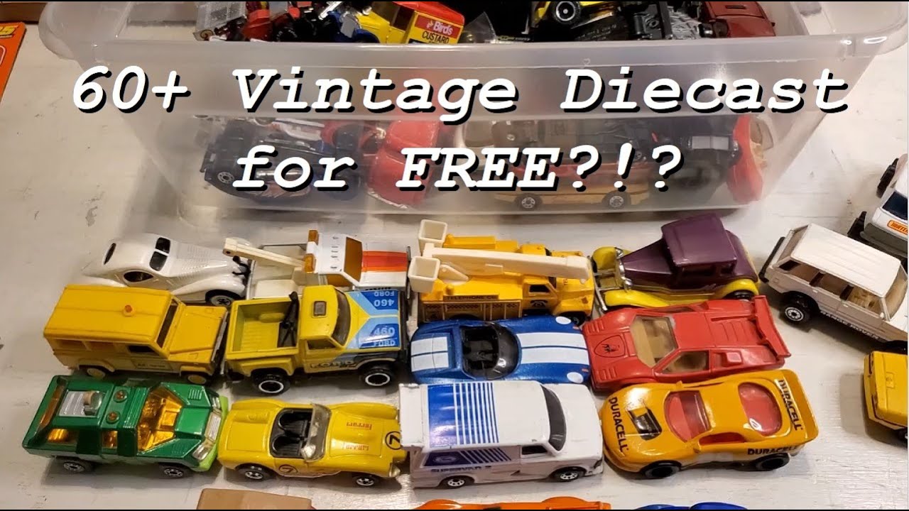 HUGE Flea Market Haul of Vintage Diecasts for FREE?!?
