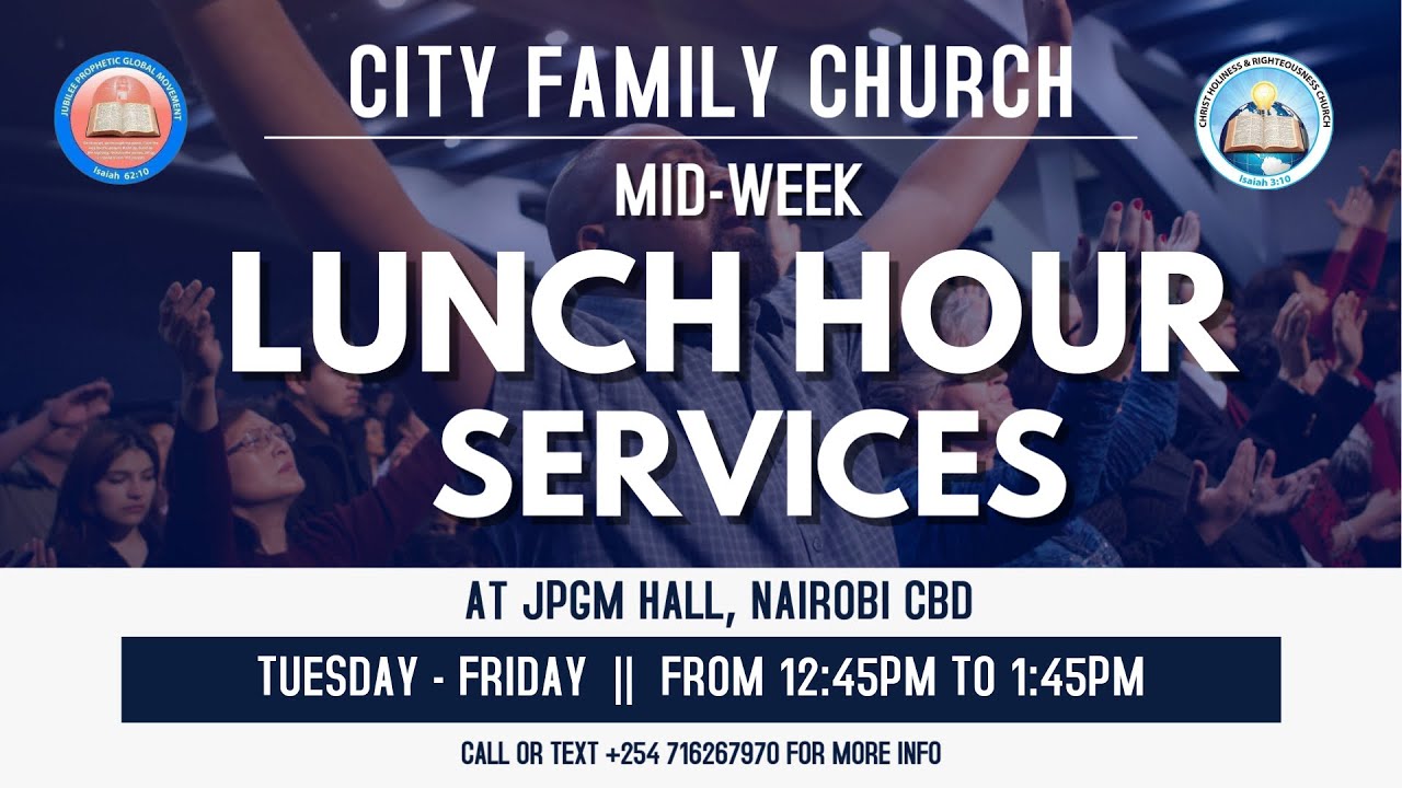26TH JANUARY LUNCH HOUR SERVICE