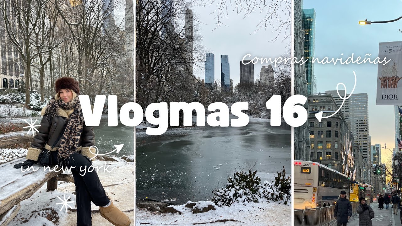 Compras navideñas y paseo con Meme por nyc | Vlogmas 16⭐️