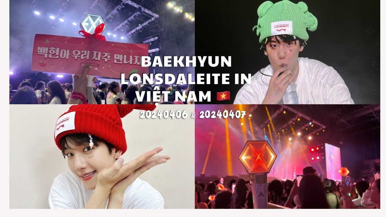 [VLOG] BAEKHYUN 백현 LONSDALEITE IN VIỆT NAM 🇻🇳 DAY 1 & 2 | 백현이 큥콘 베트남 🐶| #baekhyun #kpop #백현 #백현콘서트