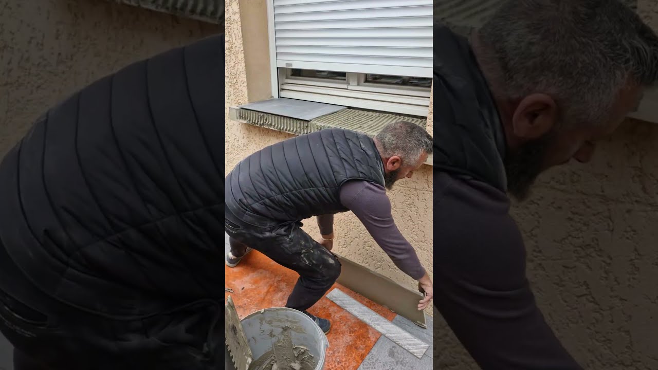 rebord de fen&ecirc;tre en carrelage #tiles #carrelage #carreleur