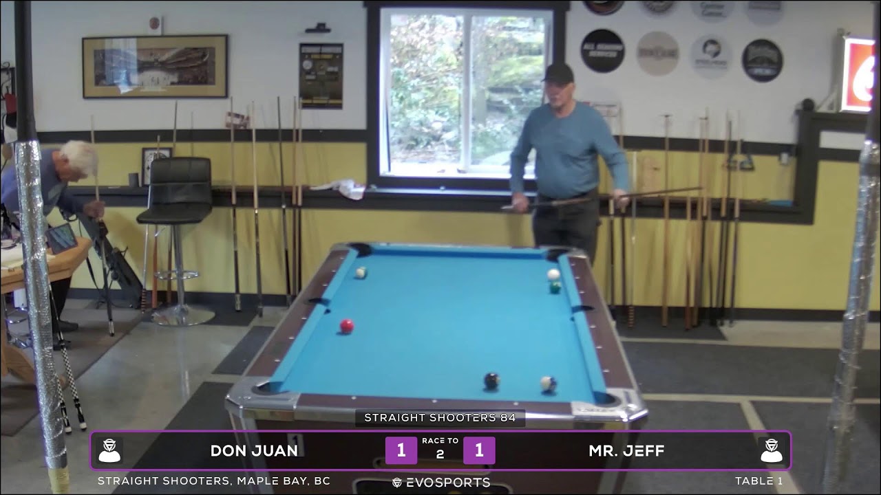 DON JUAN vs MR. JEFF - STRAIGHT SHOOTERS - TABLE 1 | EvoSports