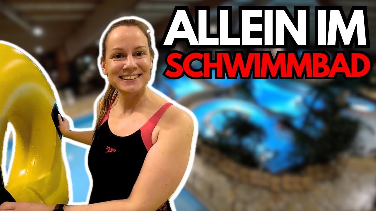 Wir testen alle Rutschen allein im H2O in Herford