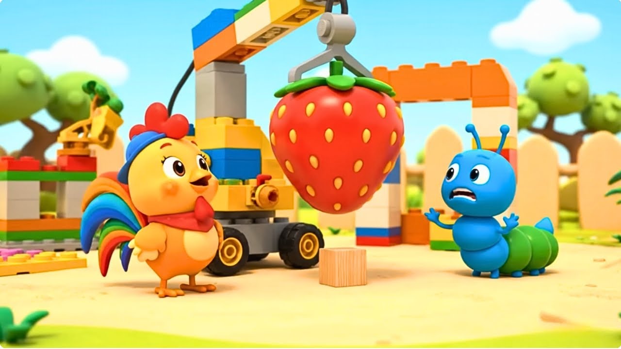 The Rooster Crows, the Chicken Crows | Fun Kids Music & Morning Exercise🎵🐔