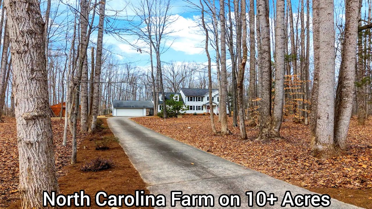 North Carolina Farm On 10 Acres | Low Taxes Property | NC Real Estate | Updated Houses OHL