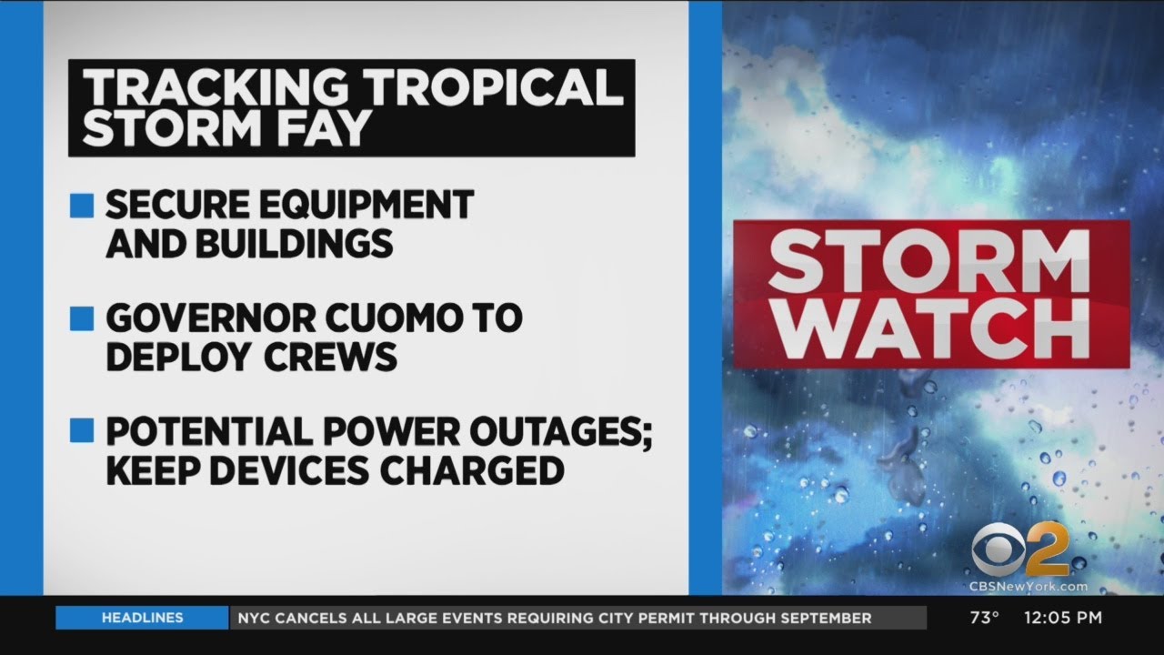 NY Prepares For Potential Storm Damage
