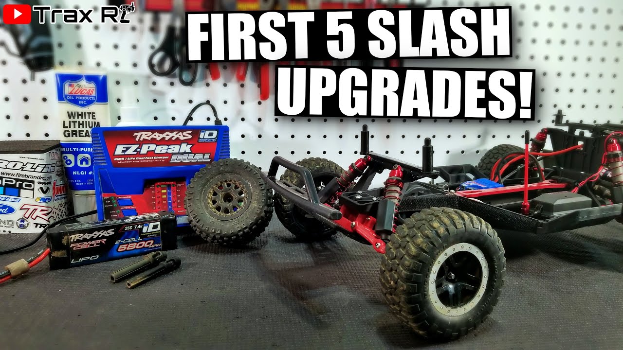 Какими должны быть первые 5 улучшений для вашего Brushed Slash 2wd? | Обзор наших первых 5 деталей!