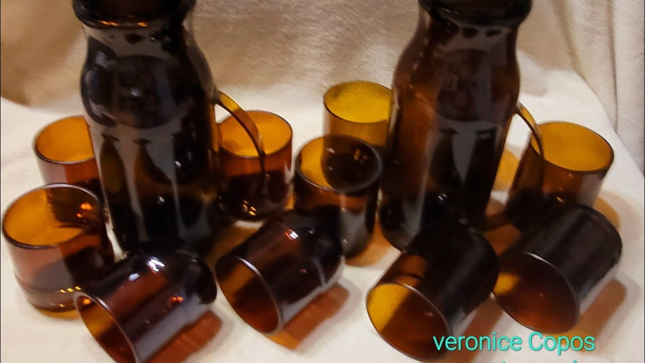 Pra vc que está desempregado ou quer uma renda extra..copos feito com garrafas
